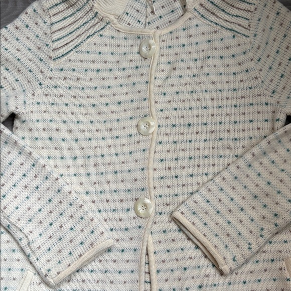 Free People Cozy Cream Hooded Cardigan Sweater - Picture 2 of 9